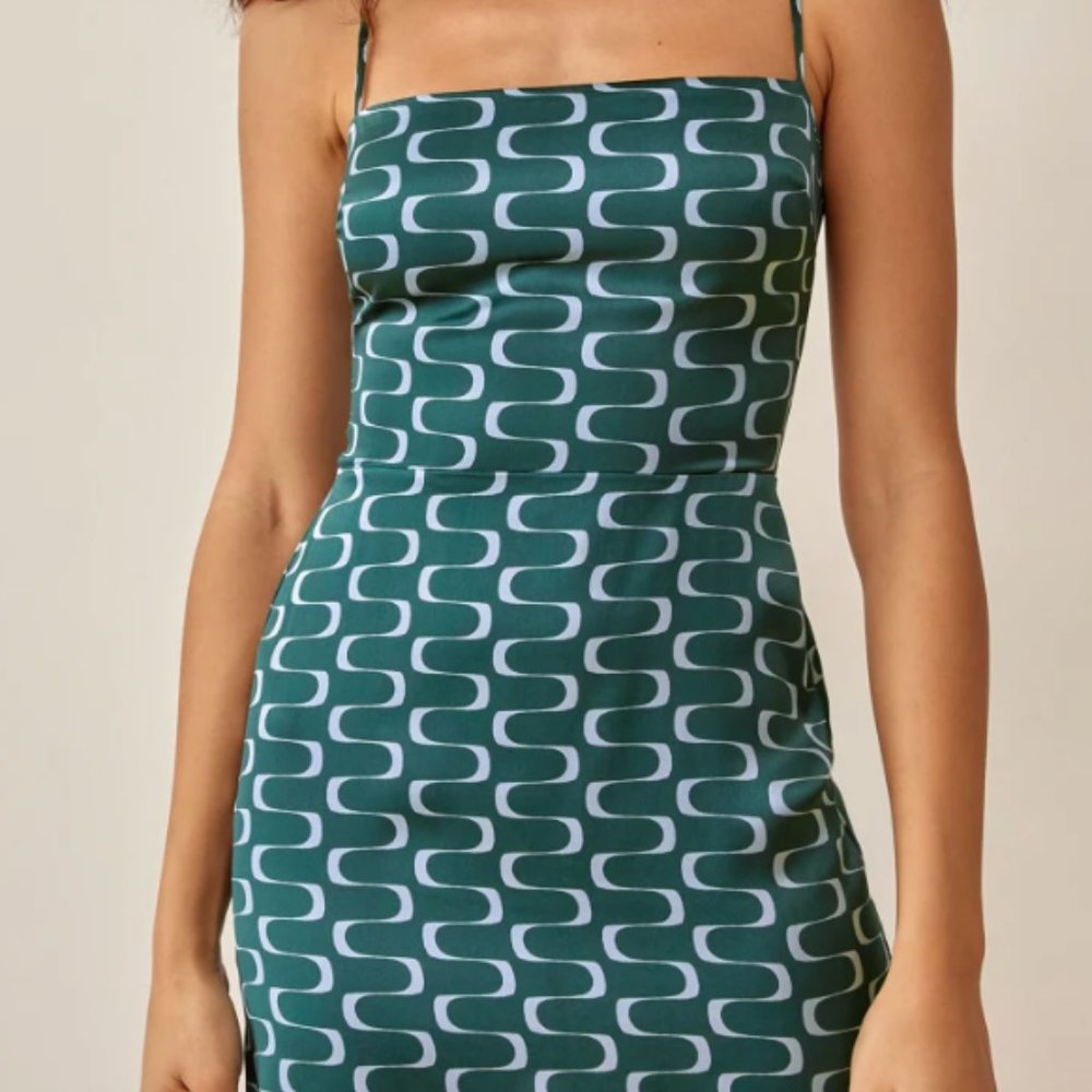 REFORMATION Kosta Silk Dress